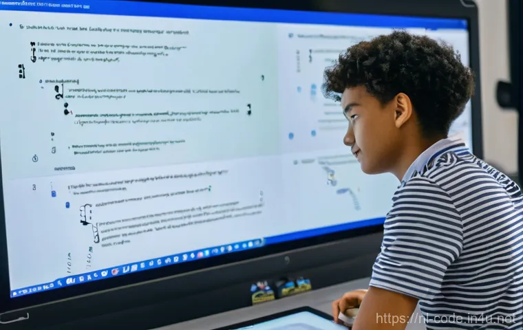 코딩교육지도사와 업계 트렌드 변화 - **Prompt:** A vibrant, engaging classroom scene in a modern Dutch school. Young students (around 8-1...