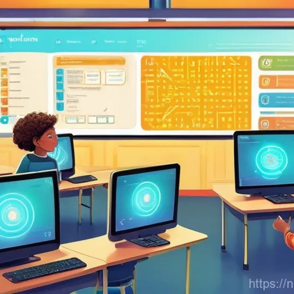 코딩교육지도사 강의력 향상 비법 - **The Code Adventure: Robot in a Whimsical Maze**
    A vibrant, slightly stylized illustration depi...