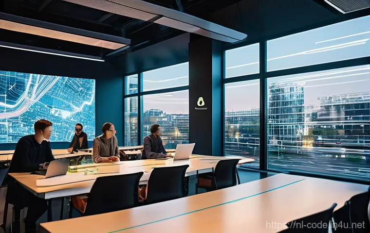 코딩교육지도사와 성인 학습자를 위한 전략 - **Prompt 1: Dutch Digital Workplace Evolution with AI**
    "A vibrant and inclusive scene depicting...