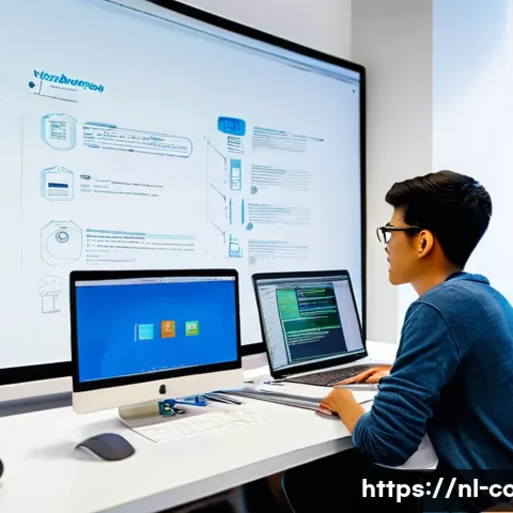 코딩교육지도사로서 사례 기반 강의 준비법 - **Collaborative "Webshop" Development Team:**
    "A diverse group of five young adult students (thr...