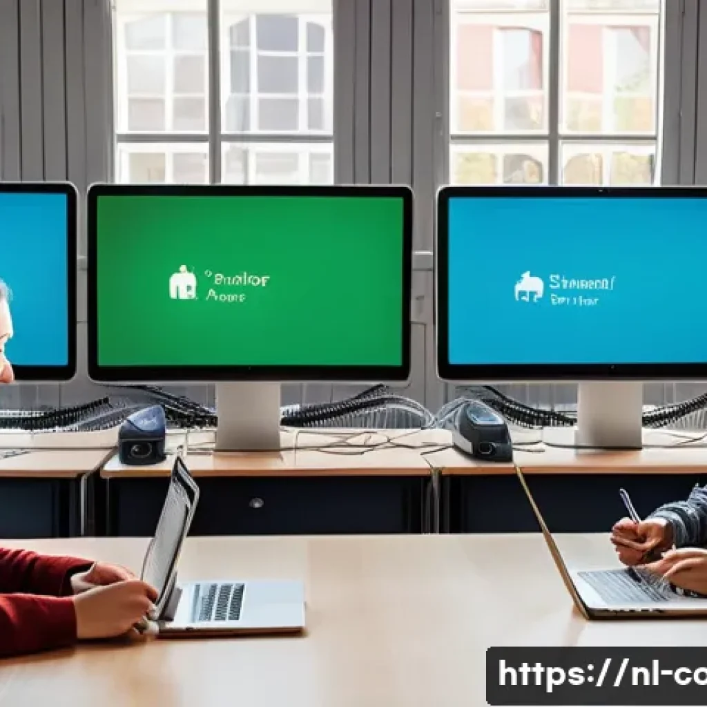 코딩교육지도사 연봉 협상 사례 - **Prompt:** A diverse group of young adult students (late teens to early twenties, dressed in modest...