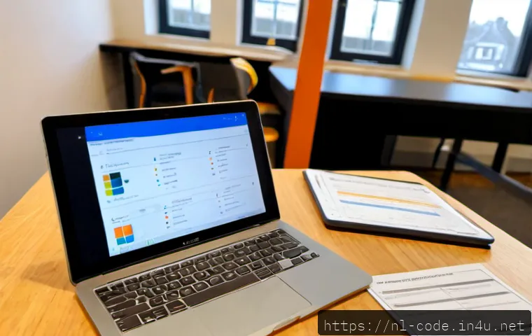 코딩교육지도사로서 교육 설문지 제작 사례 - Photorealistic scene of a Dutch coding education instructor designing a student feedback survey at a...